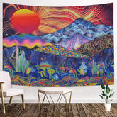 Full Color mountain Landscape Tapestry